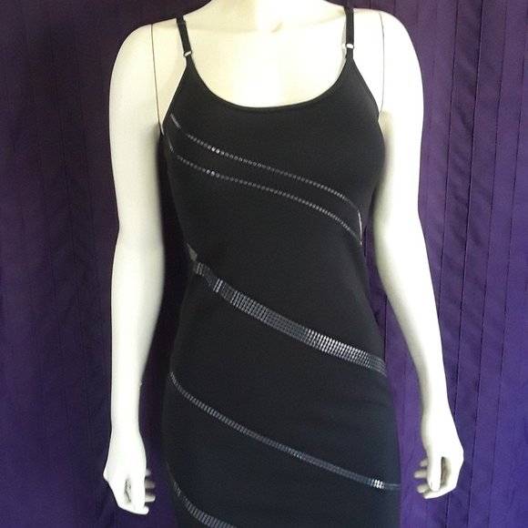 BEBE Black Mini Dress - Picture 1 of 4